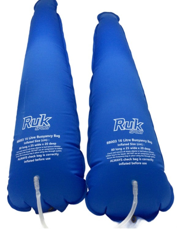 Kayak Heavy Duty Float Airbag 16 Litre – Pair