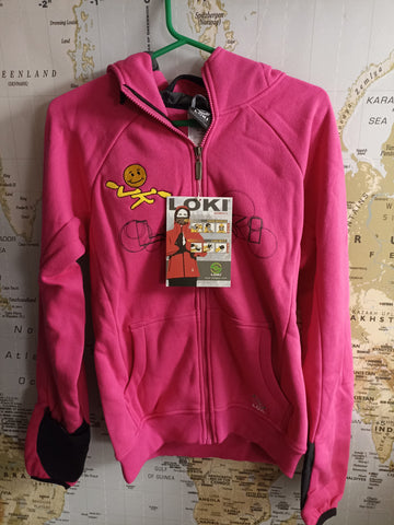 Jackson Kayak Loki Womens Hoodie Full Zip Pink