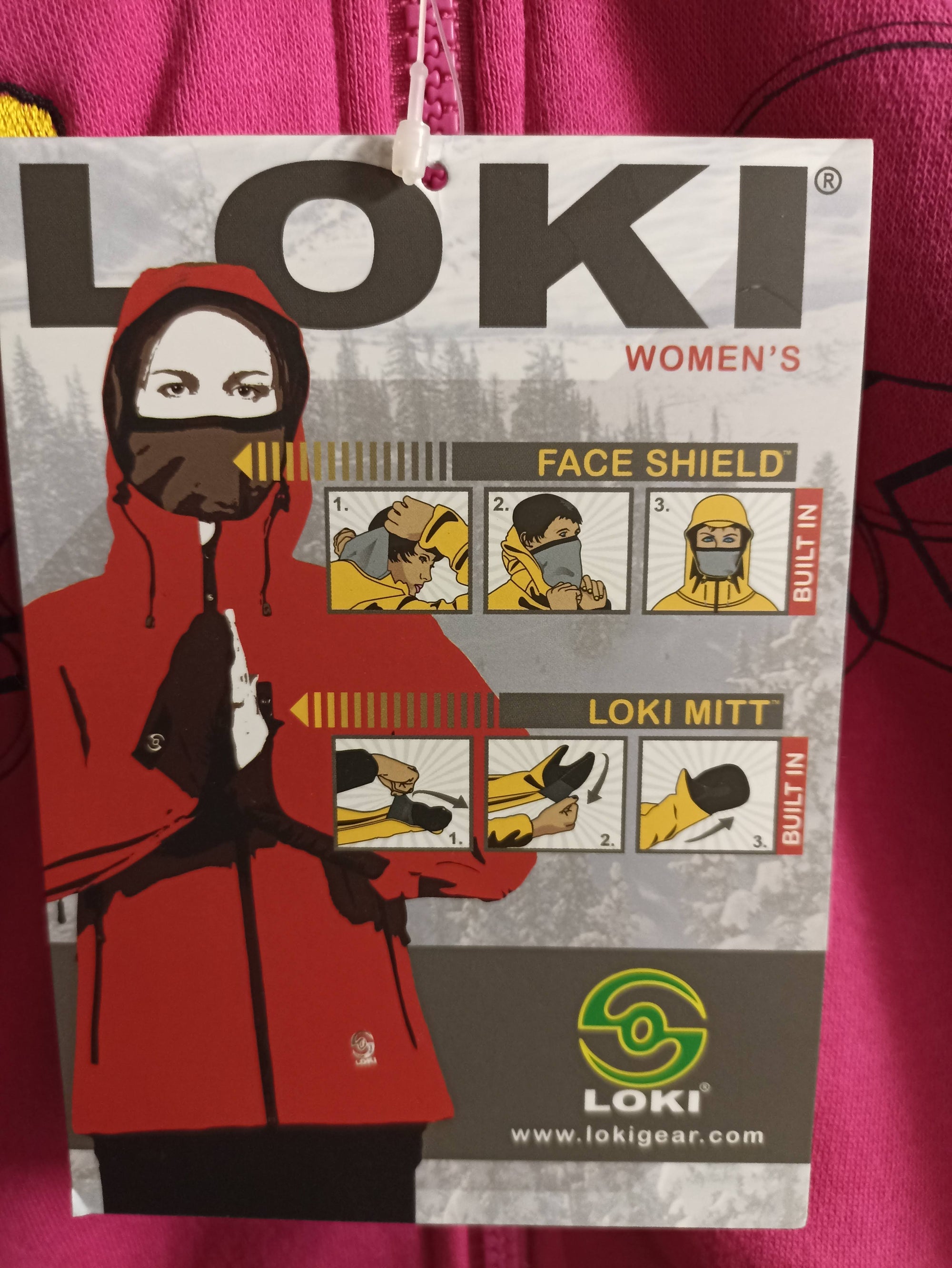 Jackson Kayak Loki Womens Hoodie Full Zip Black