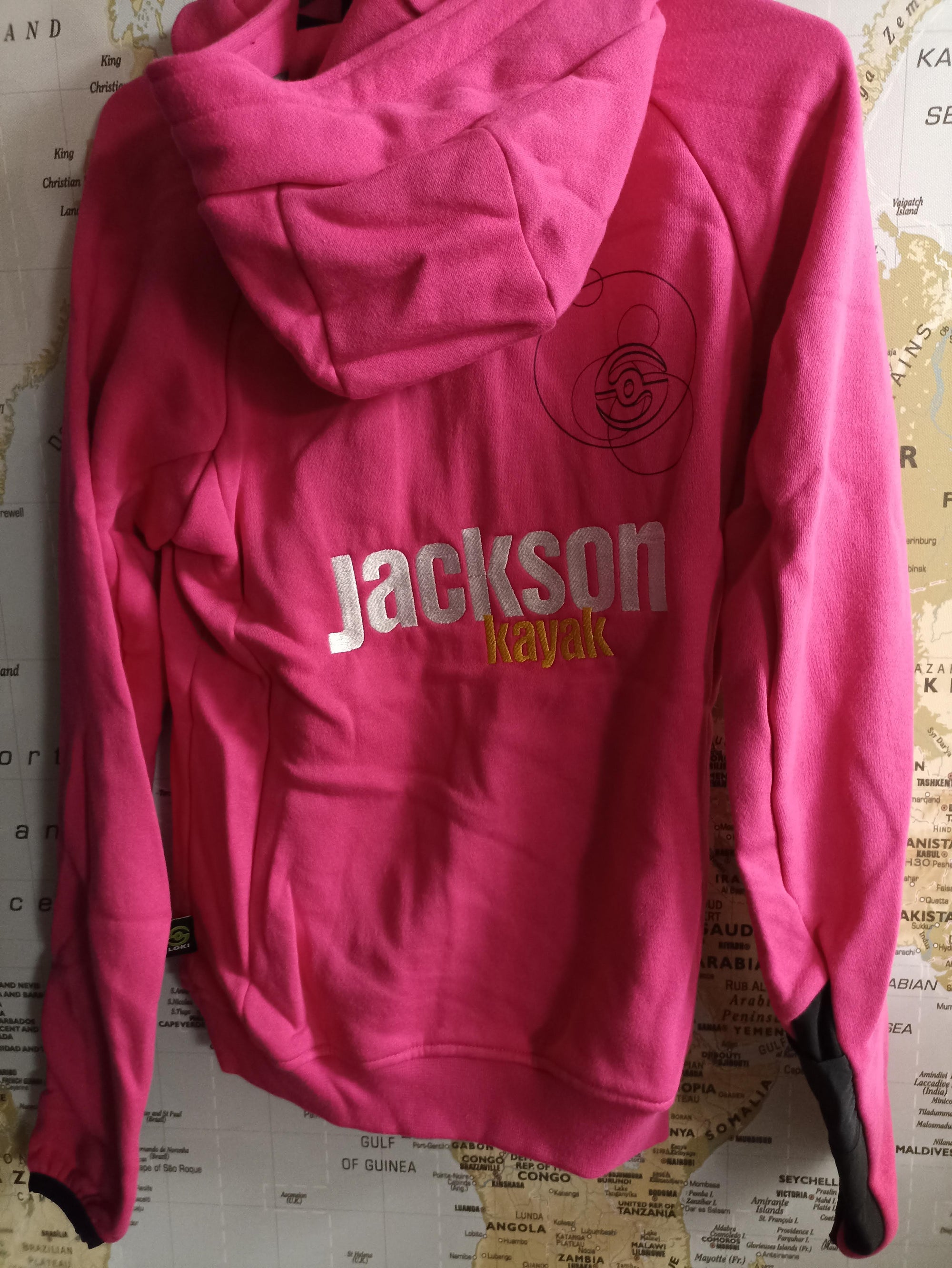 Jackson Kayak Loki Womens Hoodie Full Zip Pink
