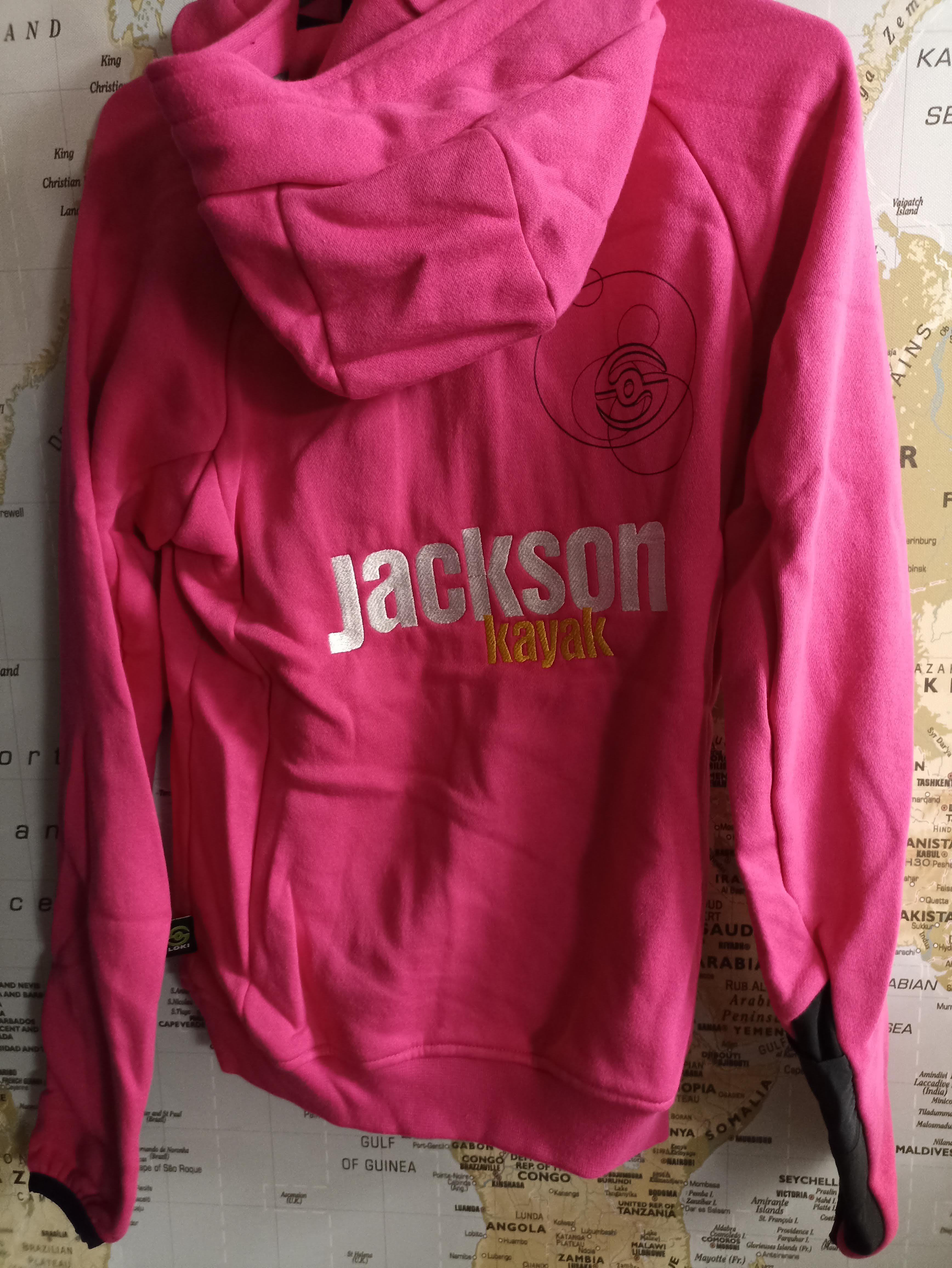 Jackson Kayak Loki Womens Hoodie Full Zip Pink