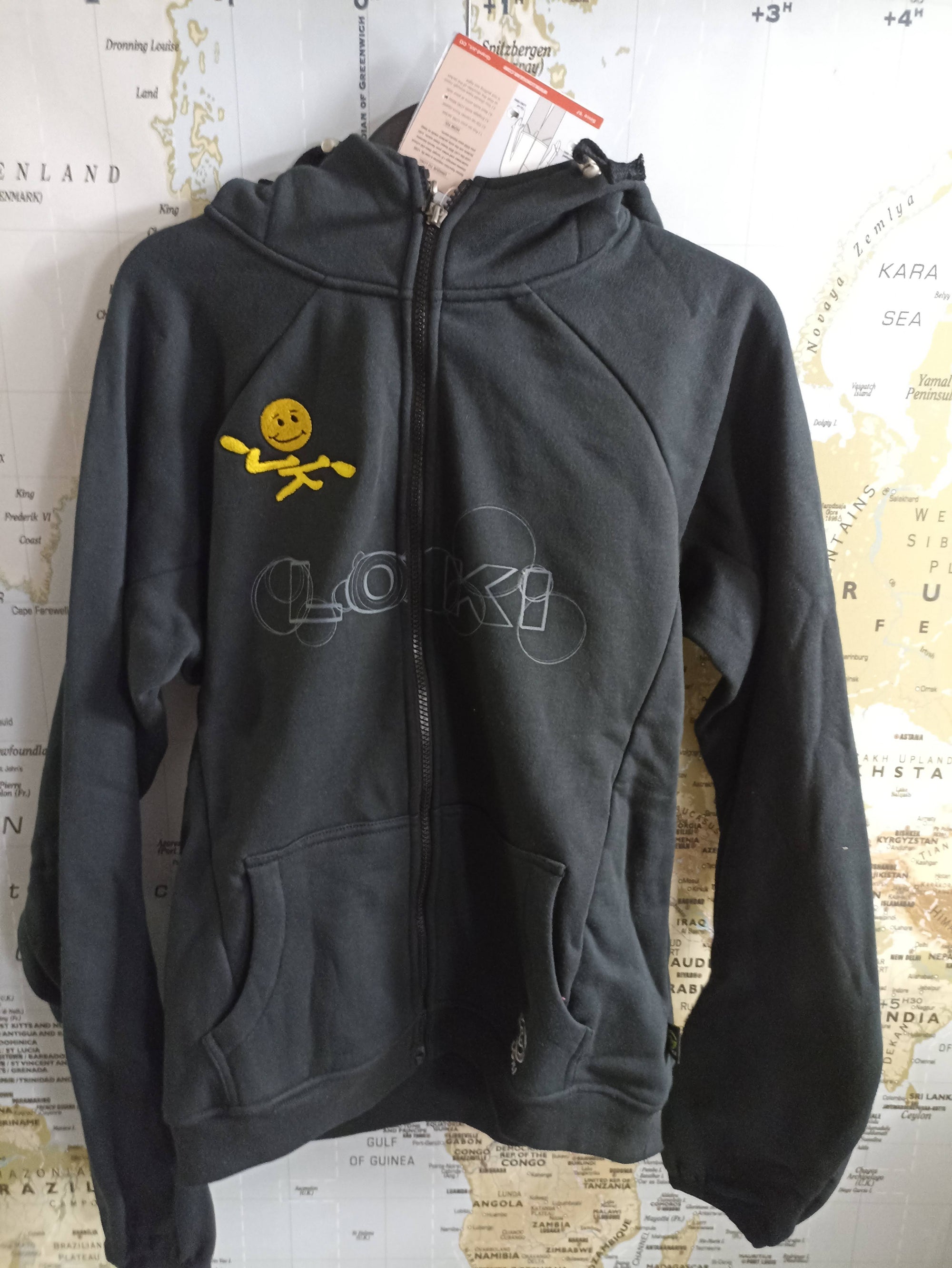 Jackson Kayak Loki Womens Hoodie Full Zip Black