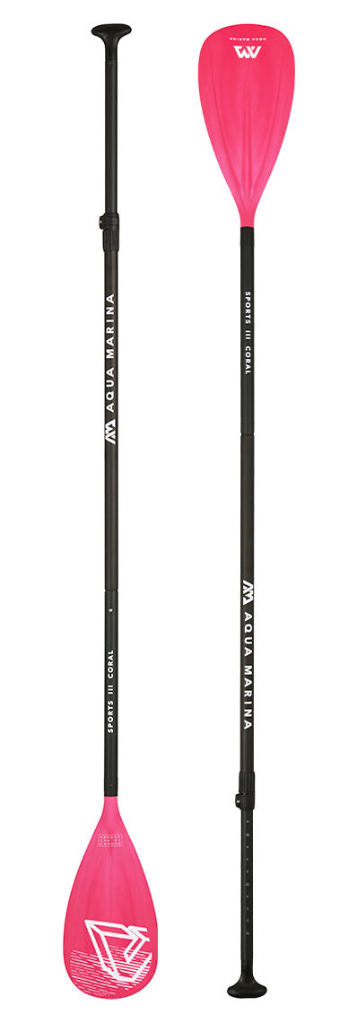 Aqua Marina Sports III Coral Aluminium SUP Paddle